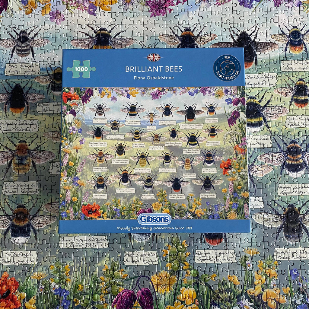 Brilliant Bees 1000 Piece Jigsaw Puzzle