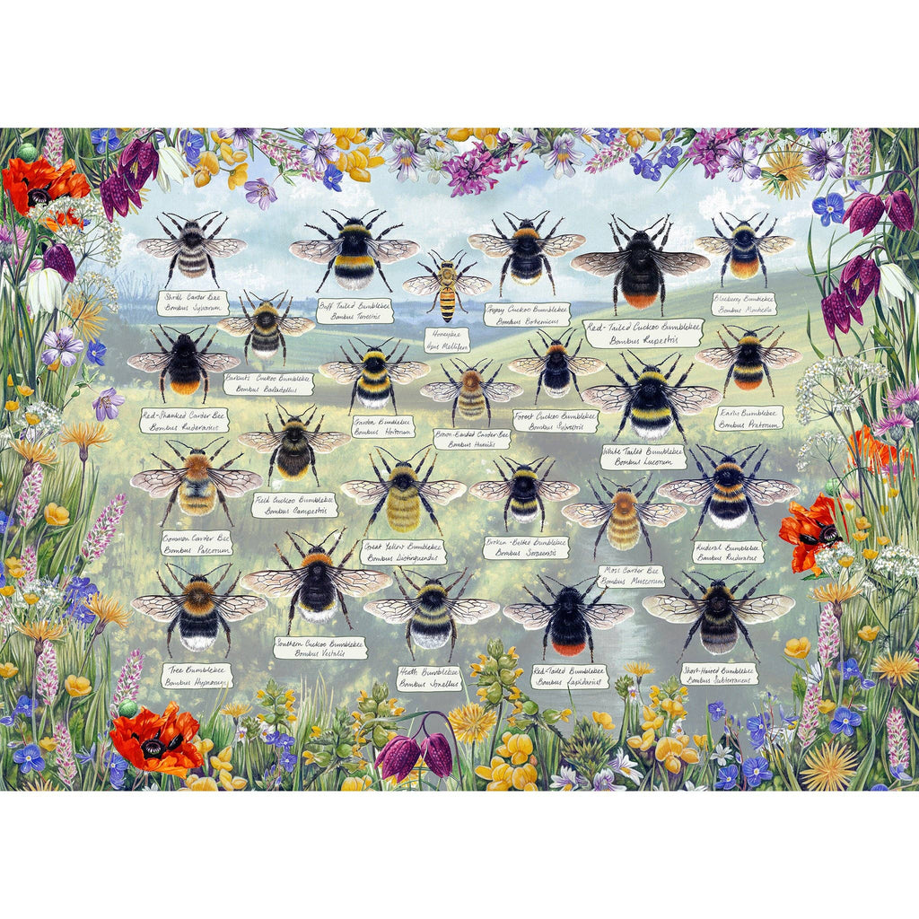 Brilliant Bees 1000 Piece Jigsaw Puzzle