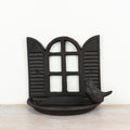 Cast Iron Wall Hung Bird Feeder 18cm
