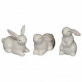 Set of 3 Bunny Figurines