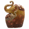Elephant Pair - Resin Ornament