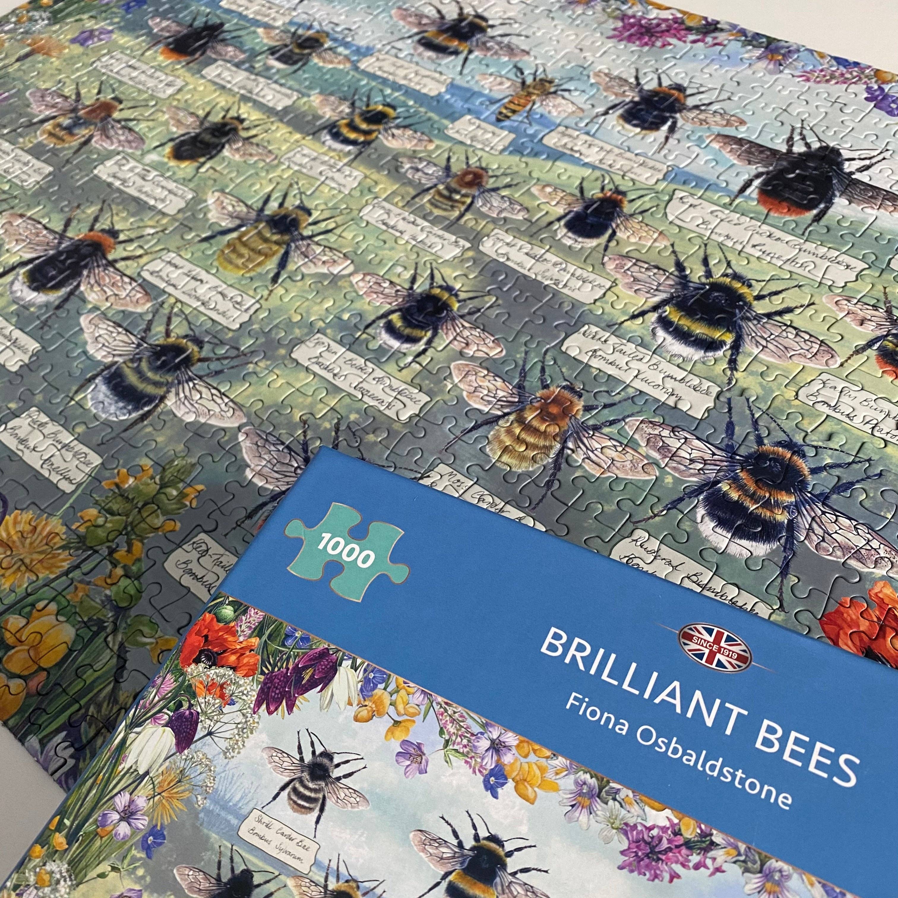 Brilliant Bees 1000 Piece Jigsaw Puzzle