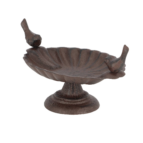 Small Metal Bird Bath with Stand