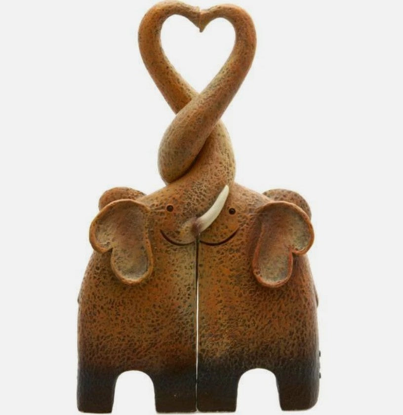 Elephant Family Resin Ornament